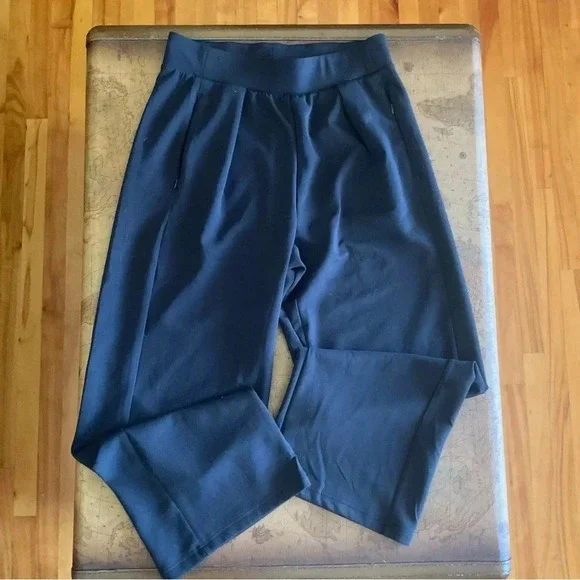 ADIDAS BLACK HIGH WAIsTED YOGA PANTS,  SIZE LARGE - Picture 3 of 5